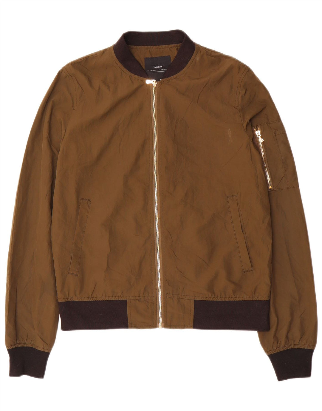 Giubbotto bomber oversize da donna Zara UK 6 XS marrone
