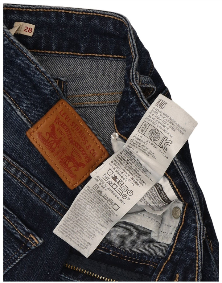 Levi's Jeans dritti da donna 714 W28 L26 cotone blu navy