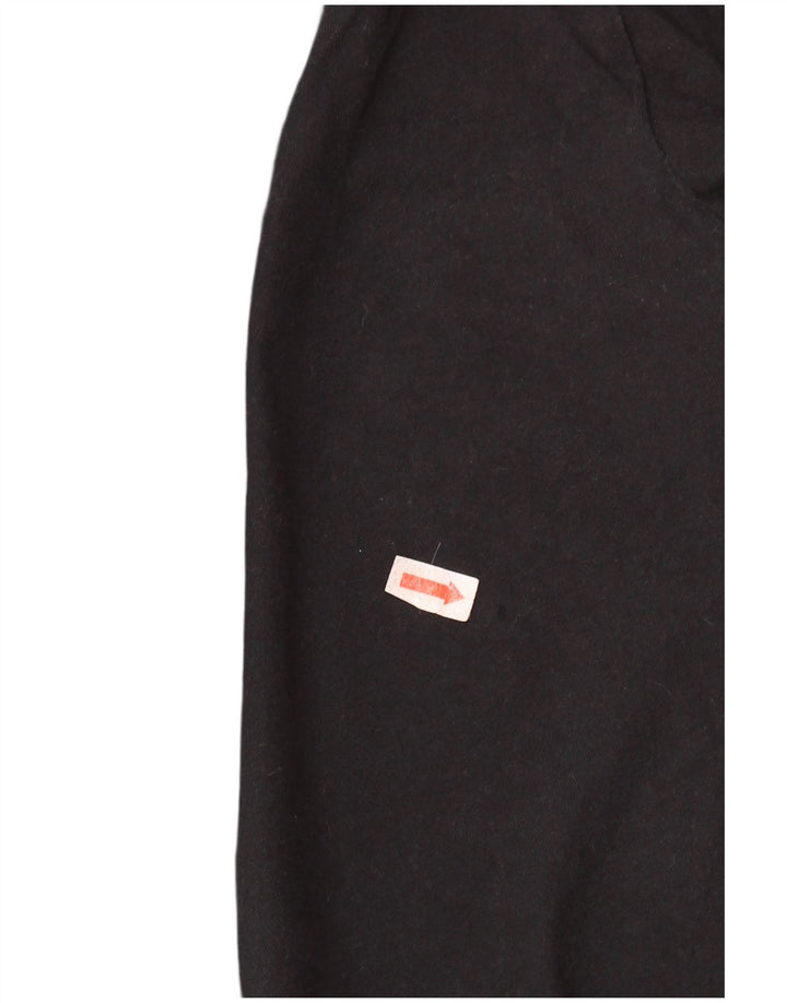 T-shirt grafica da donna ADIDAS Top UK 8/10 piccola in cotone nero