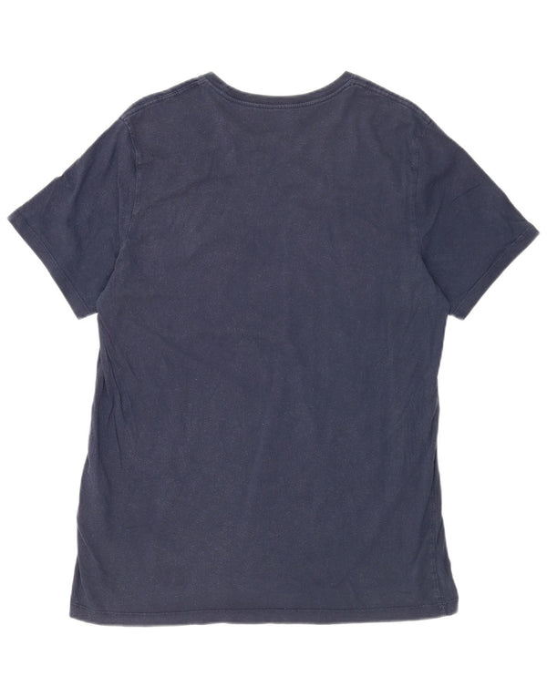 T-shirt slim da uomo LEVI'S Top XL in cotone blu navy