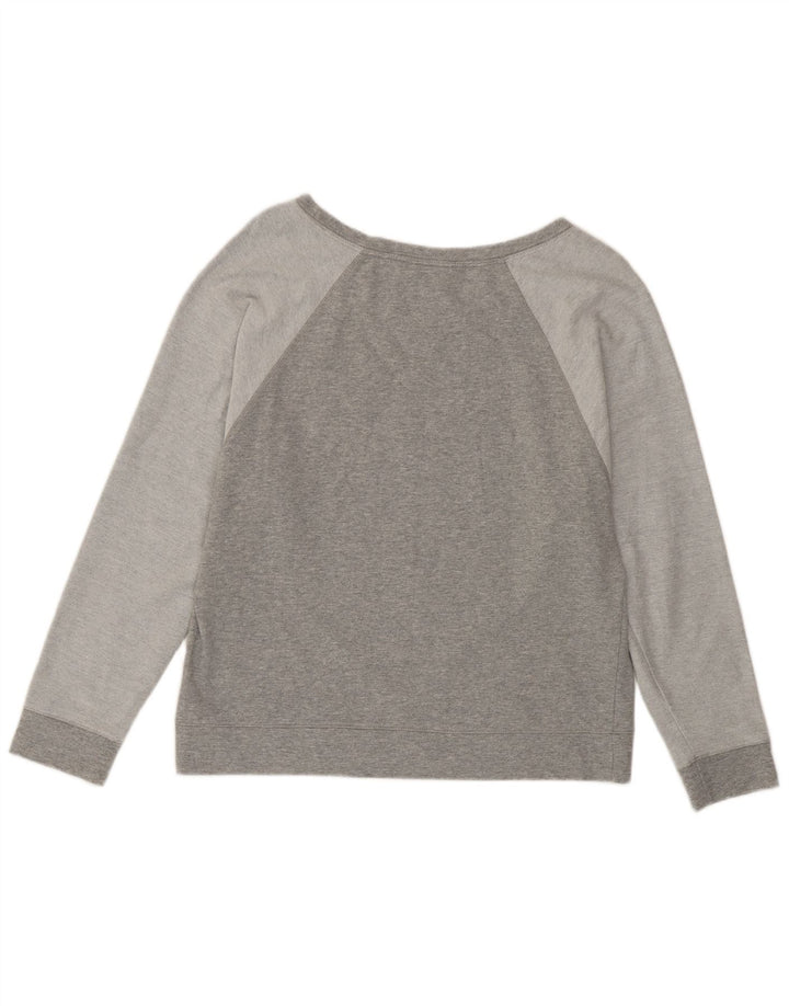 Felpa da donna Fila Jumper UK 12 Colorblock grigio medio
