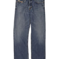 Jeans dritti da uomo Diesel W36 L32 in cotone blu