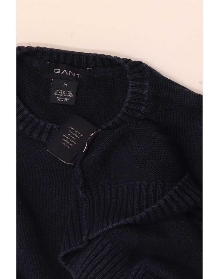 Gant Maglione da uomo girocollo in cotone medio blu navy