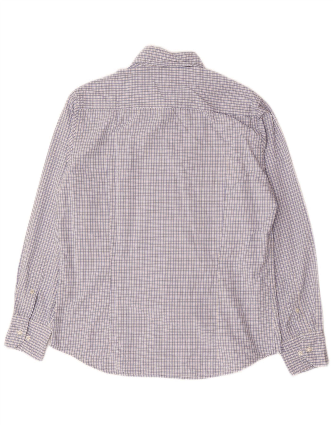 Camicia da uomo KAPPA grande in cotone a quadretti blu