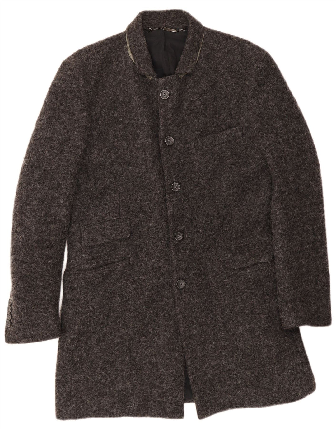 Cappotto da uomo Guess UK 40 Large in lana grigia