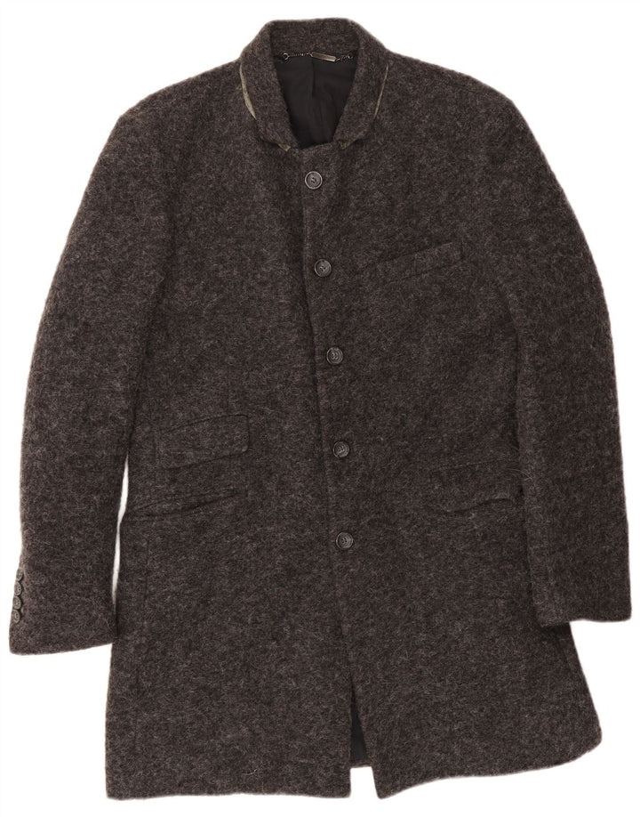Cappotto da uomo Guess UK 40 Large in lana grigia
