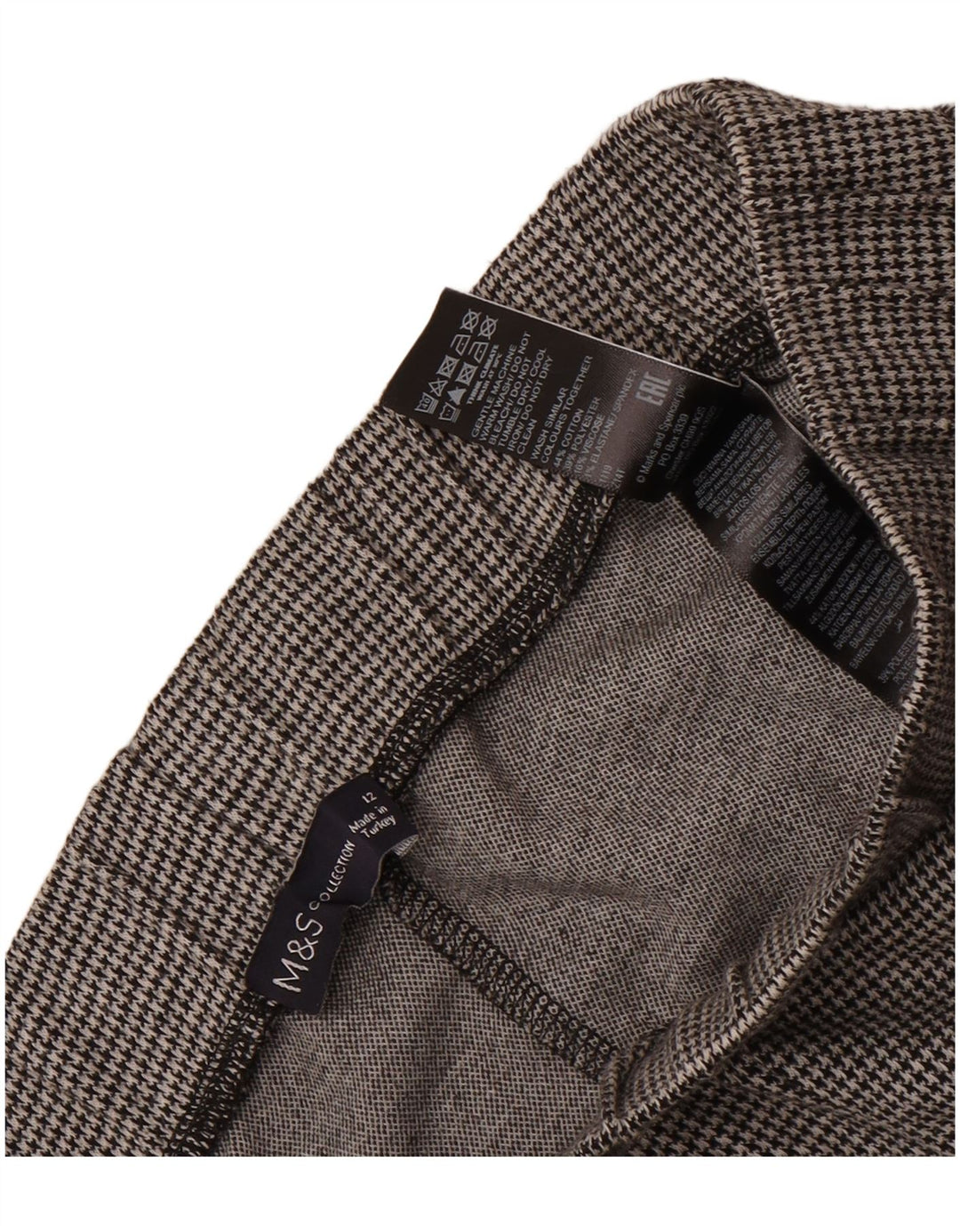 Pantaloni corti da donna Marks & Spencer UK 12 medi W28 L24 Grigio