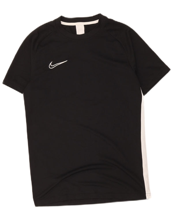 T-shirt da donna Nike Dri Fit Top UK 14 poliestere color block medio nero