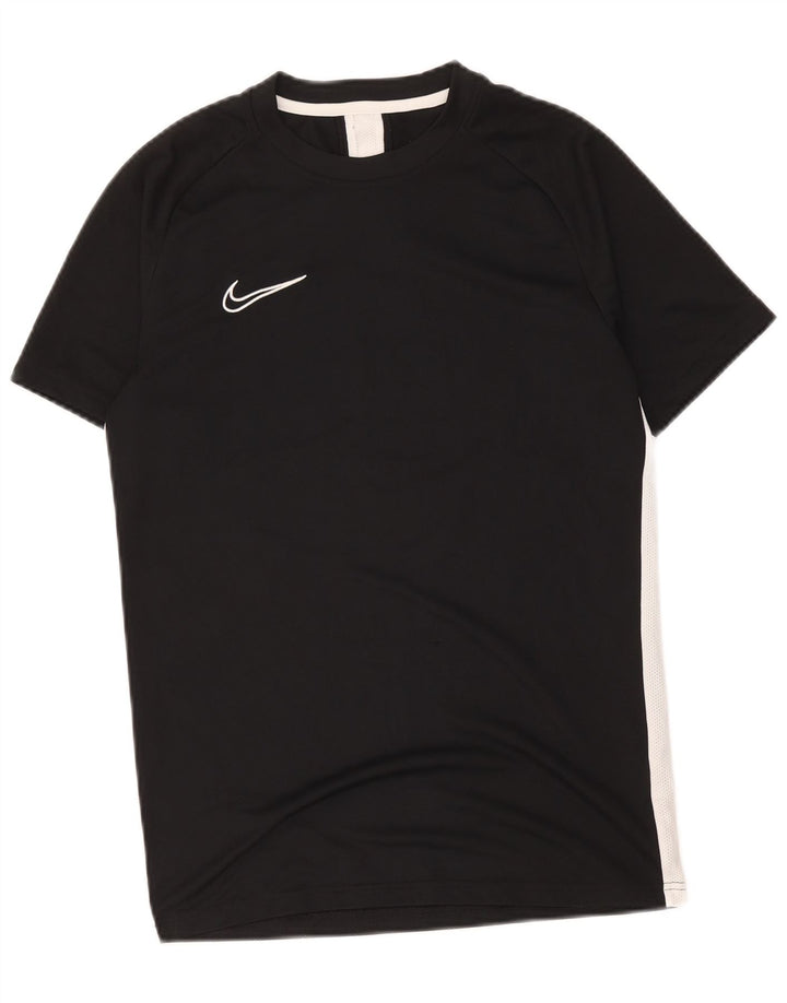 T-shirt da donna Nike Dri Fit Top UK 14 poliestere color block medio nero