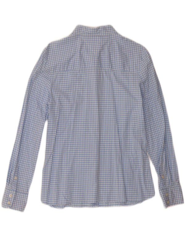 Camicia da donna Tommy Hilfiger UK 14 grande cotone a quadretti blu
