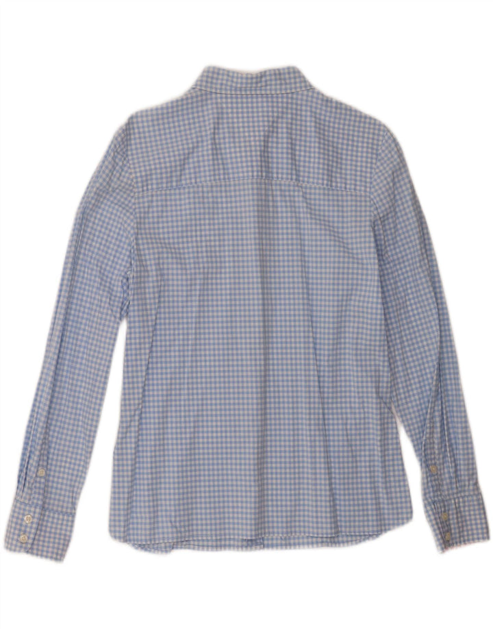Camicia da donna Tommy Hilfiger UK 14 grande cotone a quadretti blu