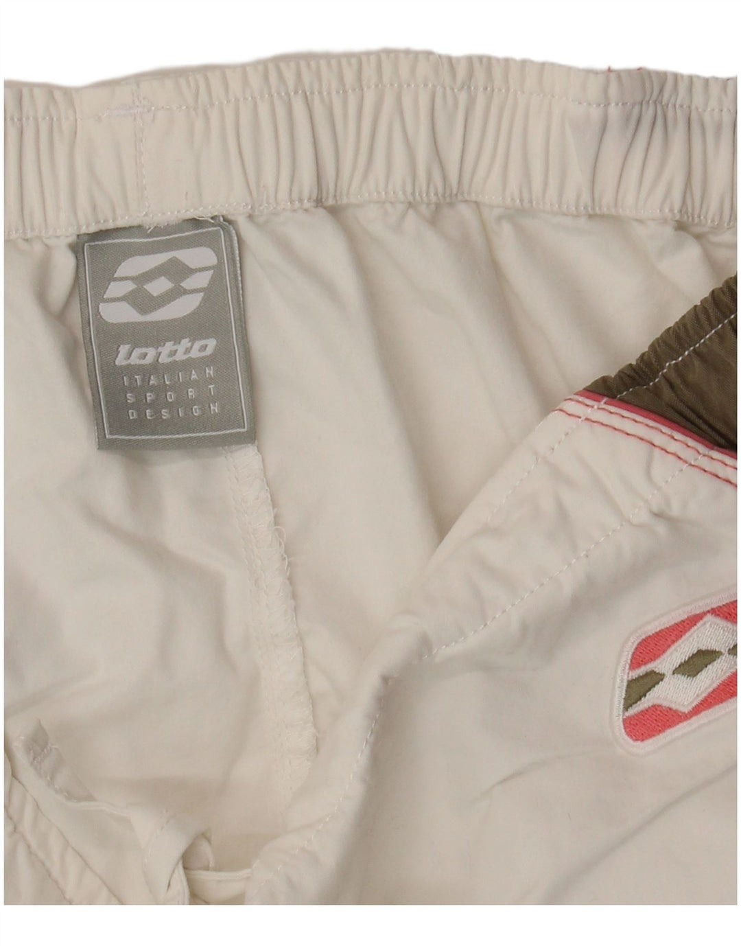 Pantaloncini sportivi Bermuda da donna LOTTO UK 16 Large White Colourblock