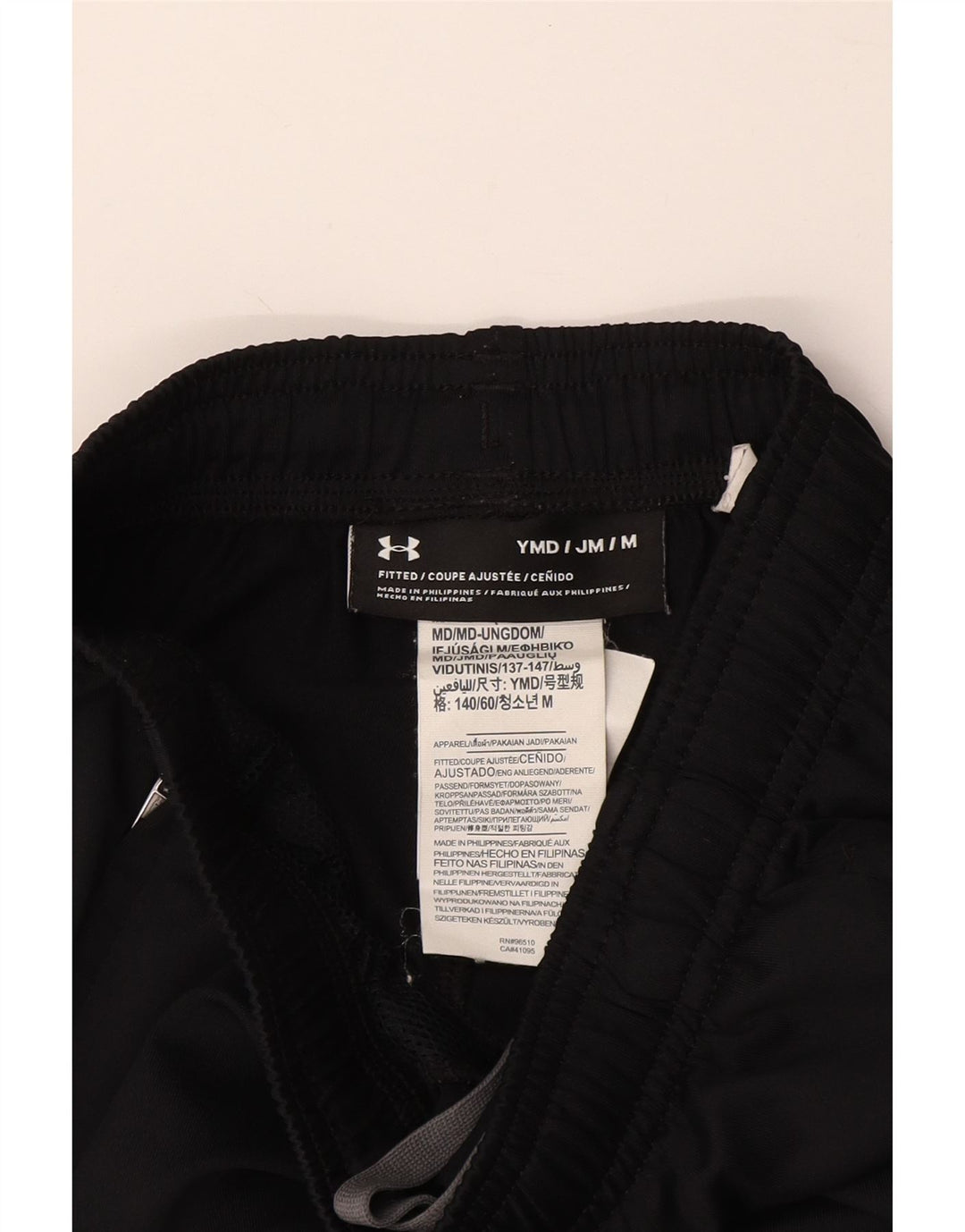 Pantaloni da tuta aderenti UNDER ARMOUR da bambino 9-10 anni medio nero