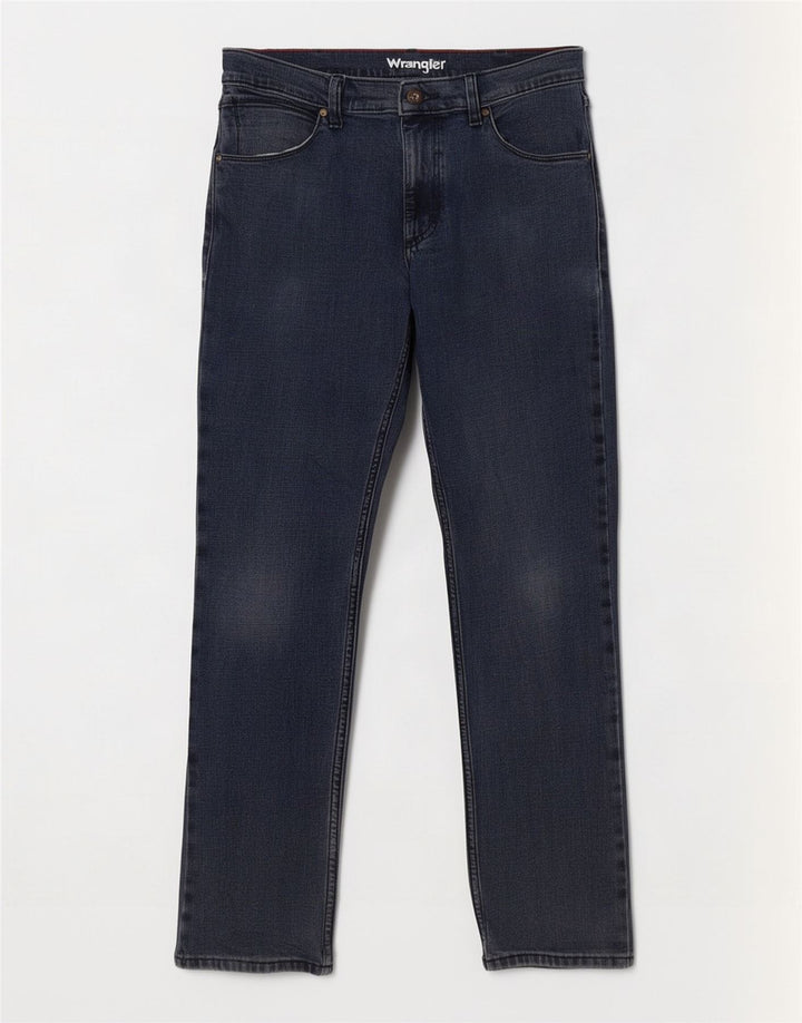 Jeans slim da uomo Wrangler W32 L32 cotone blu navy