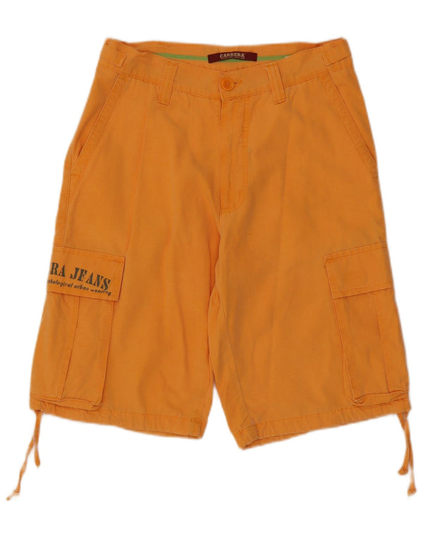Pantaloncini cargo da uomo Carrera W29 piccoli in cotone arancione