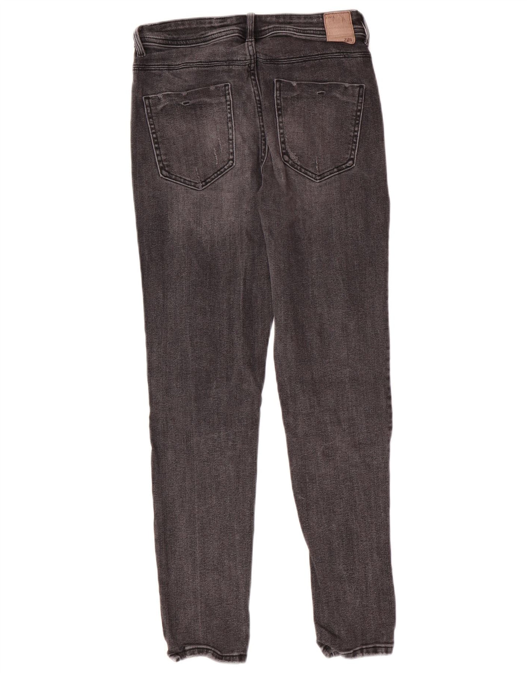 Jeans skinny da donna Zara EU 38 Small W28 L27 Cotone grigio classico