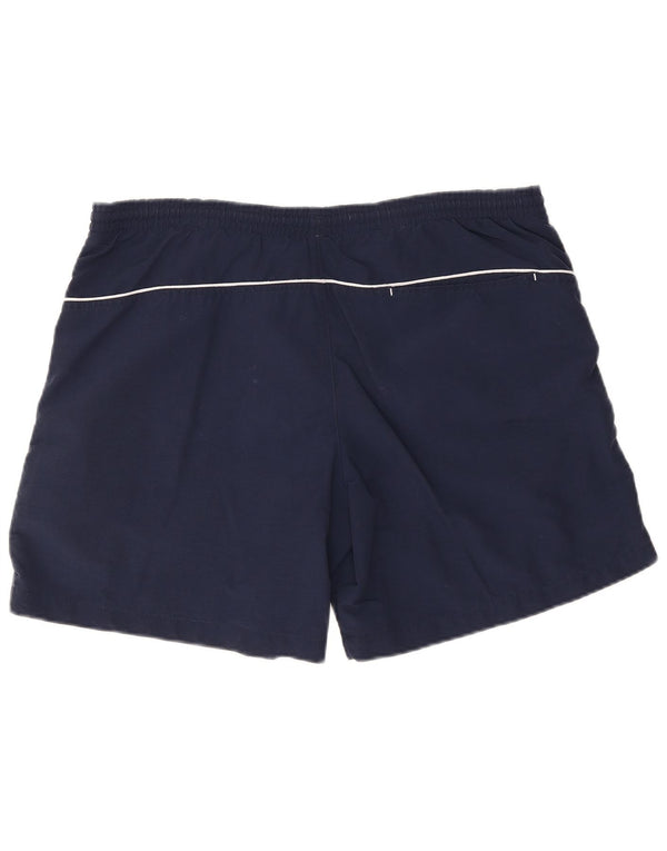 Pantaloncini da bagno grafici da uomo Lotto grandi blu navy