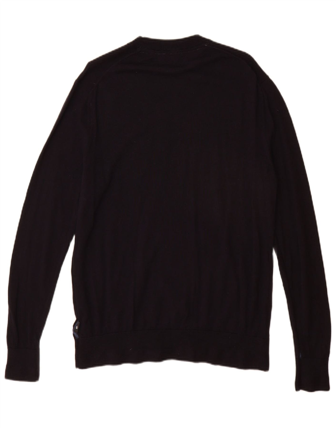 Maglione maglione girocollo da donna Ted Baker taglia 5 XL lana blu navy