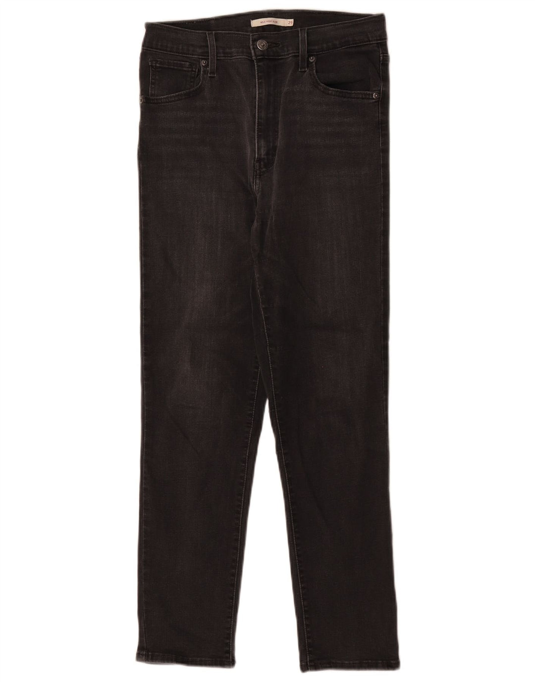 Jeans Levi's Mile High Slim da donna W29 L26 cotone nero