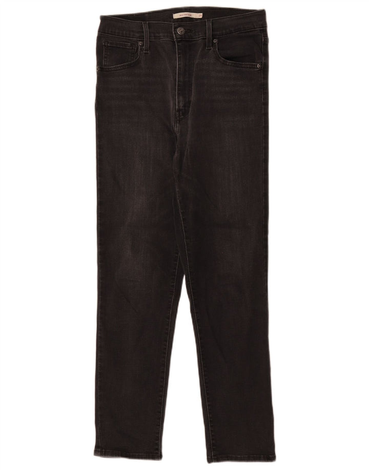 Jeans Levi's Mile High Slim da donna W29 L26 cotone nero
