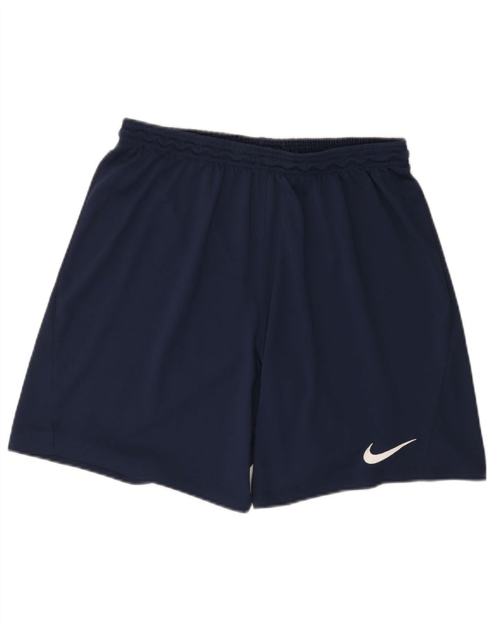 Pantaloncini sportivi Nike Dri Fit da uomo XL in poliestere blu navy