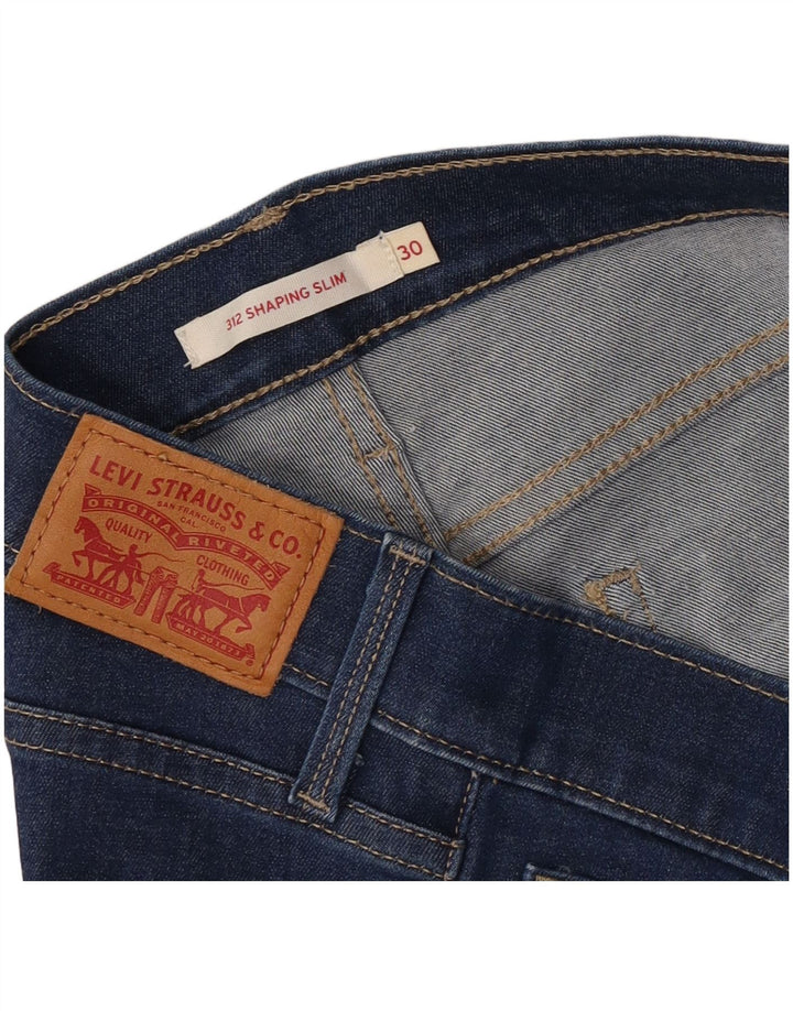 Levi's Donna 312 Shaping Slim Jeans W30 L30 Blu