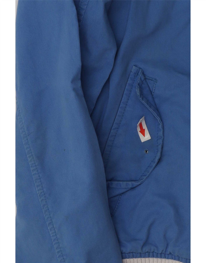 Giubbotto bomber da uomo Superdry UK 38 cotone color block blu medio