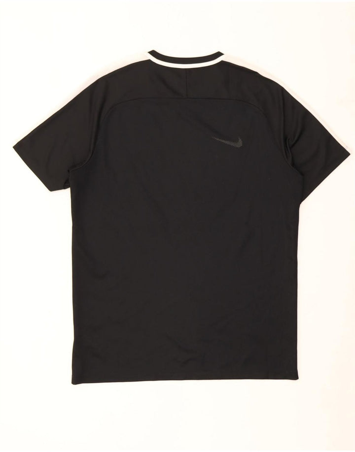 T-shirt Nike Dri Fit da uomo, grande, color block nero