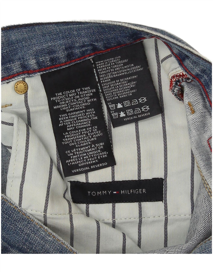 Jeans dritti da uomo Tommy Hilfiger W32 L32 cotone blu