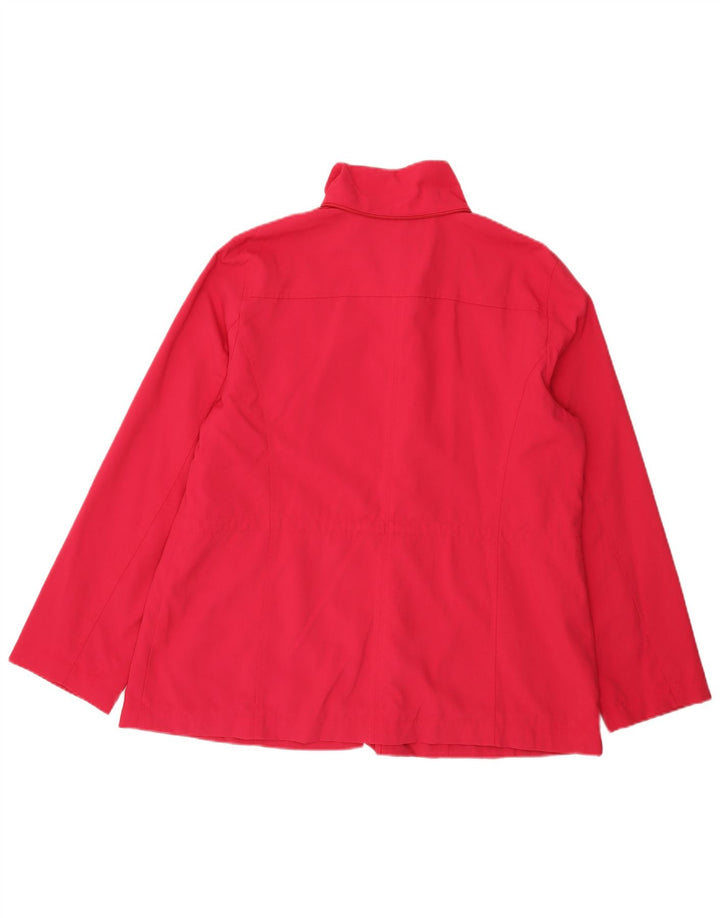 Giubbotto bomber da donna Marks & Spencer UK 18 XL rosa poliammide