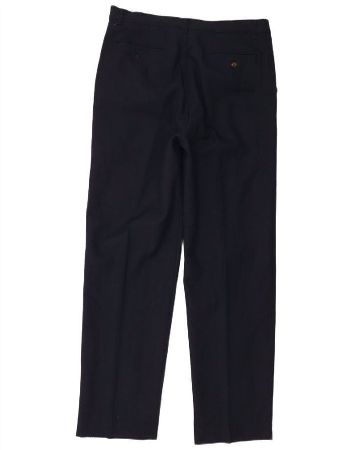 Pantaloni chino da uomo Chervo IT 50 Large W34 L33 poliestere blu navy