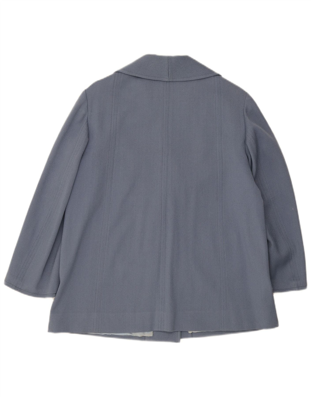 Giacca blazer vintage da donna a 3 bottoni UK 14 blu medio