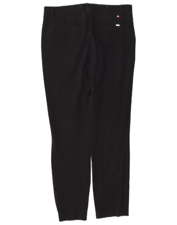Pantaloni chino dritti da donna Tommy Hilfiger US 2 XS W25 L27 Blu Navy