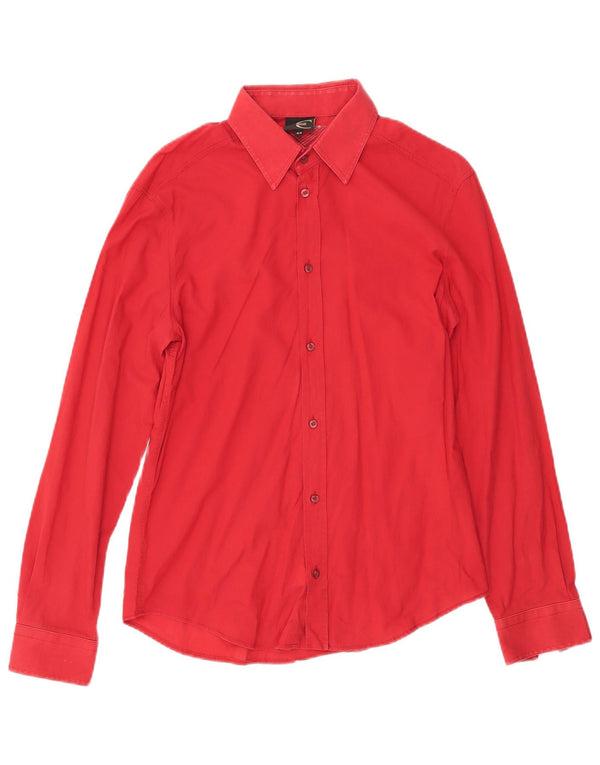 JUST CAVALLI Maglia Donna IT 44 Rosso Medio Cotone