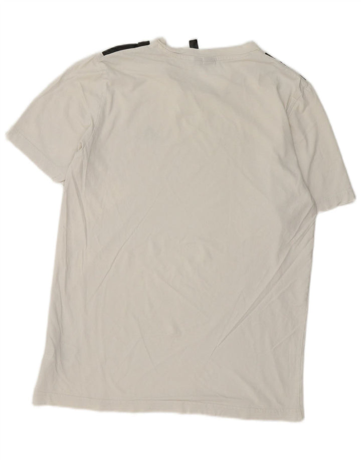 T-shirt ADIDAS da uomo Top piccola in cotone bianco