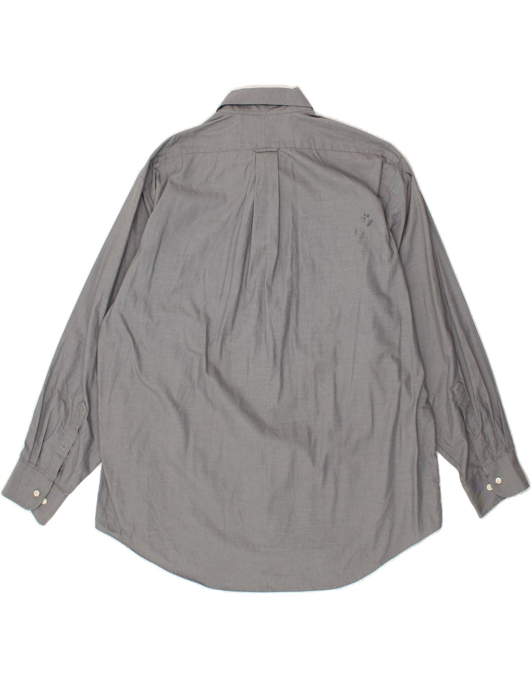 IZOD Mens Easy Care Shirt Size 17 1/2 XL Grey Cotton Vintage Izod and Second-Hand Izod from Messina Hembry 