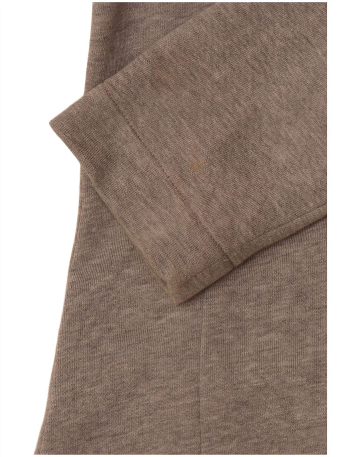 Giacca blazer da donna a 3 bottoni KAPPA UK 14 grande cotone grigio