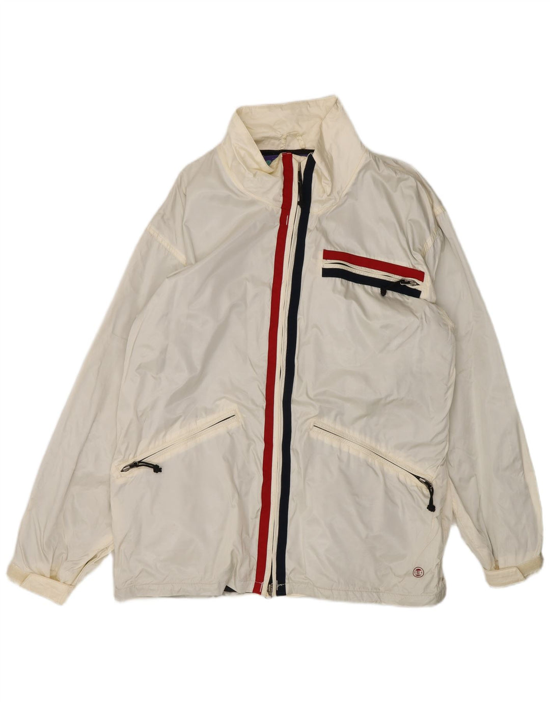 Giacca a vento da snowboard da uomo Burton UK 38 Medium White Colourblock