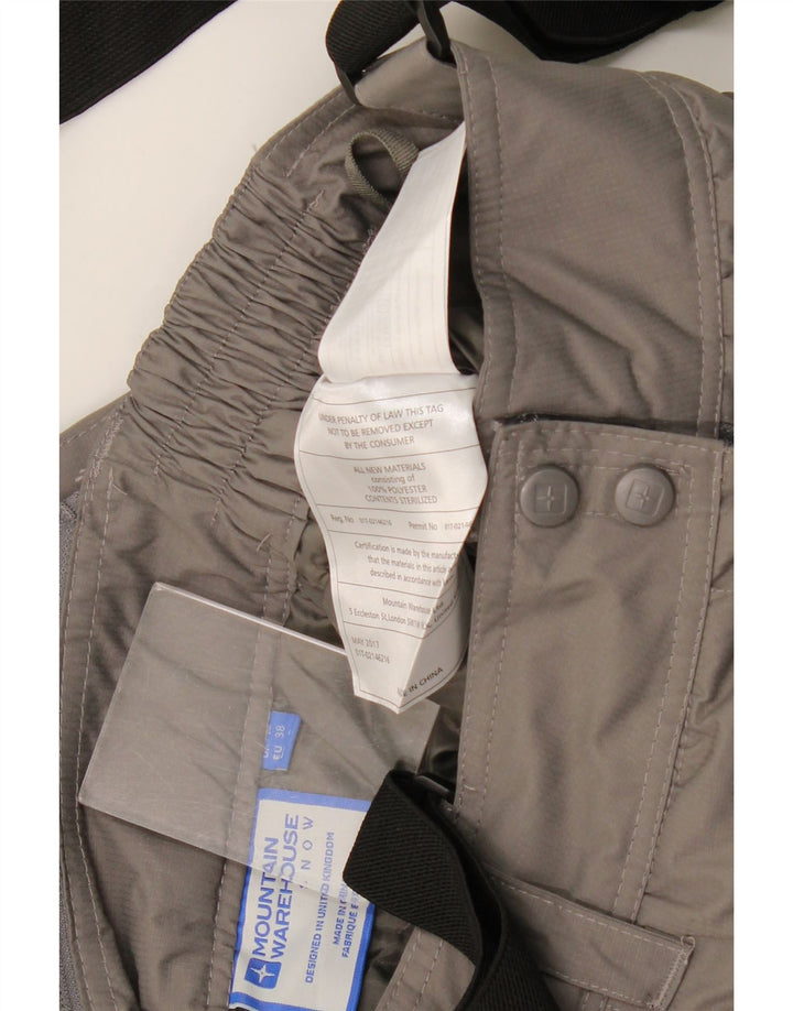 Pantaloni da sci da donna con salopette Mountain Warehouse UK 10 Small Grigi