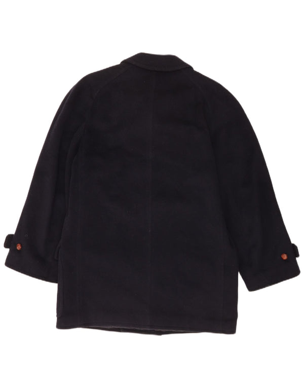 Cappotto doppiopetto da uomo Les Copains UK 36 Small Lana blu navy