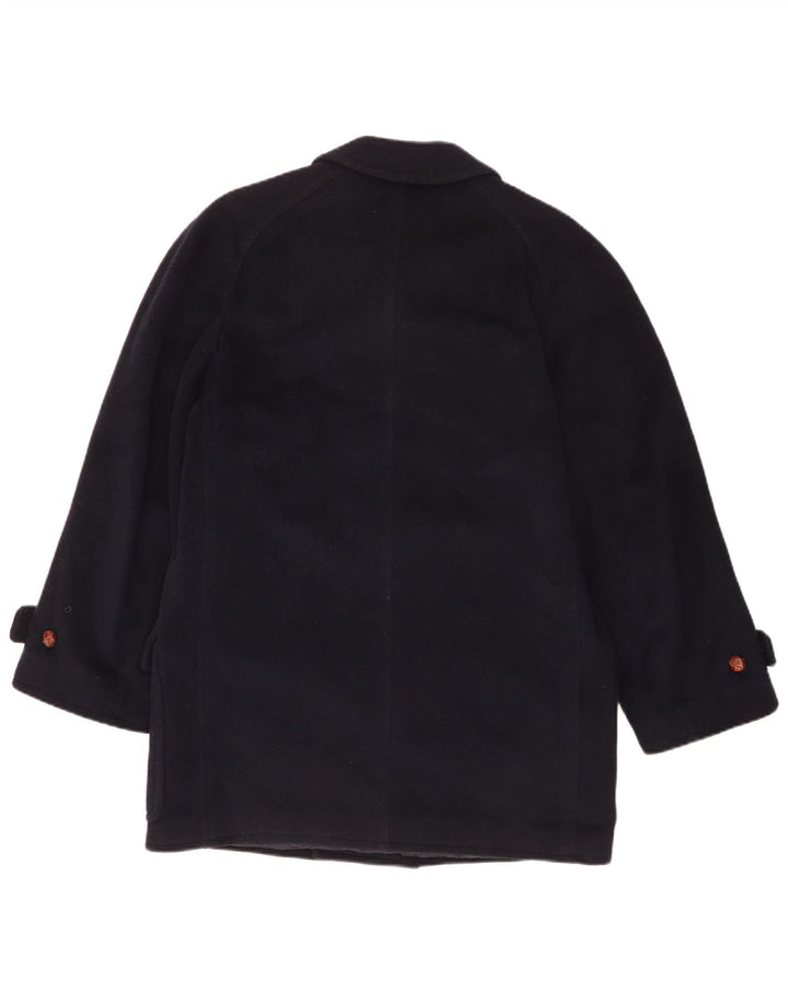 Cappotto doppiopetto da uomo Les Copains UK 36 Small Lana blu navy