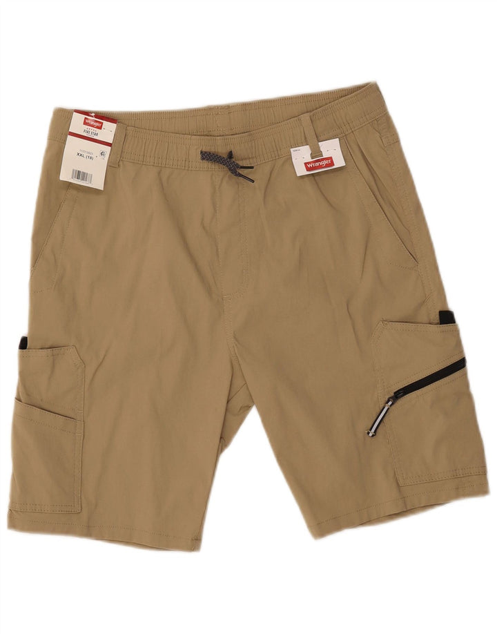 Pantaloncini cargo da ragazzo WRANGLER 15-16 anni 2XL W30 Nylon beige
