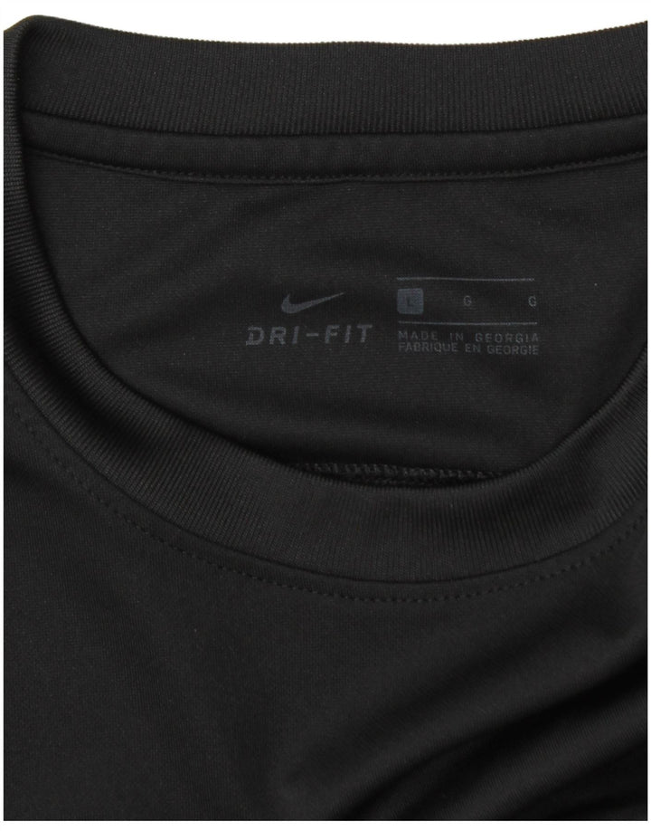 T-shirt Nike Dri Fit da uomo grande nera