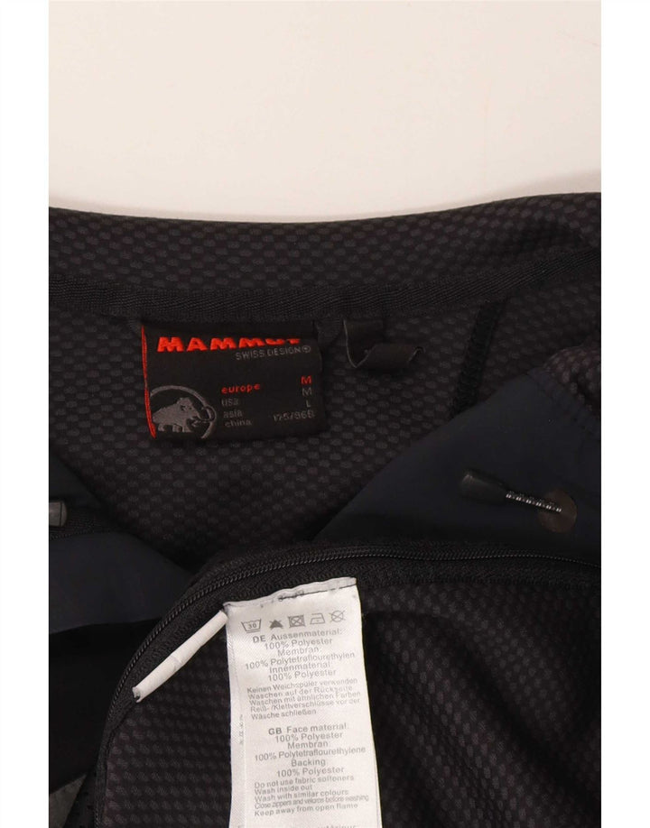 Giacca a vento con cappuccio da donna Mammut UK 14 Medium Black Poliestere