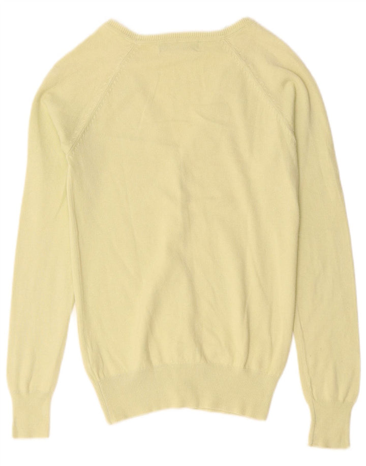 Maglione Cardigan da Donna ZARA UK 8 Piccolo Cotone Verde