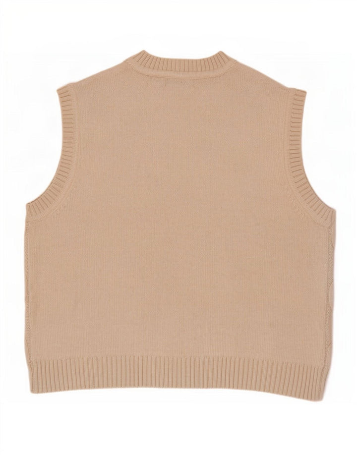 Canotta da donna Marks & Spencer UK 16 grande poliestere beige