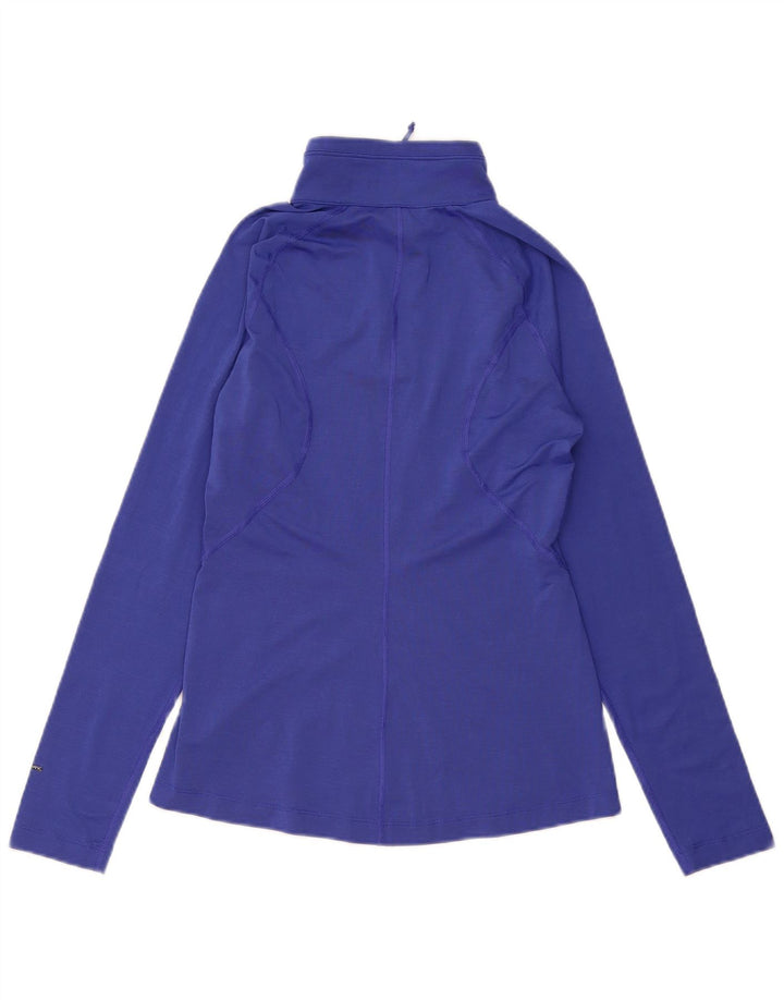 Top da tuta pullover con zip e collo da donna The North Face UK 12 Blu medio