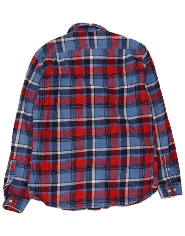 Camicia in flanella da uomo Jack Wills piccola in cotone scozzese multicolore