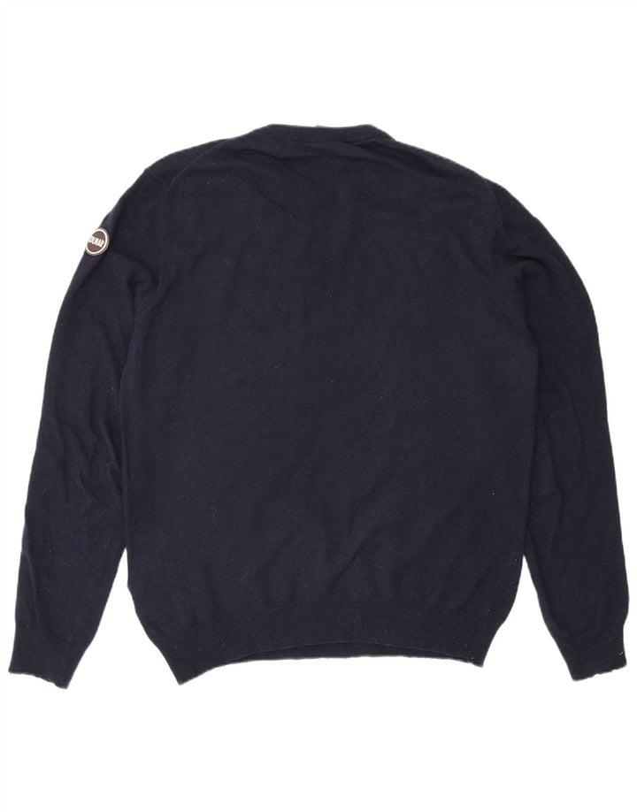 Maglione maglione girocollo da uomo Colmar grande blu navy in poliammide