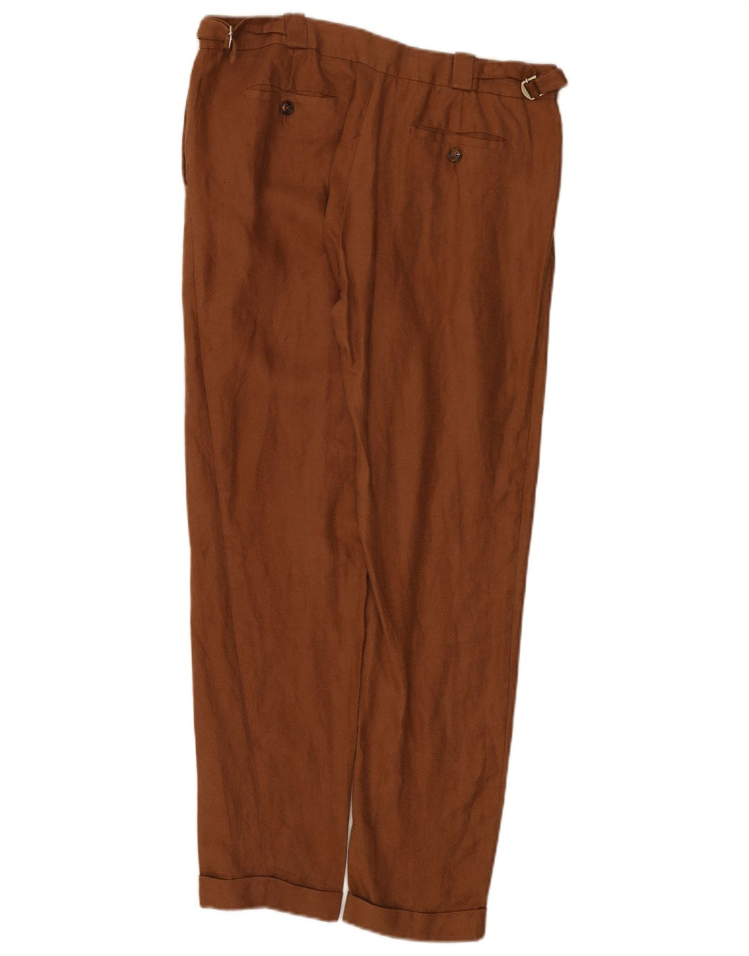 Pantaloni chino regolari da donna Massimo Dutti EU 40 medio W30 L31 Marrone